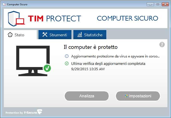 Invio licenza tramite SMS Se si vuole installare TIM Protect su un nuovo telefono è possibile inviare il link di installazione tramite SMS, inserendo il numero di telefono del dispositivo sul quale