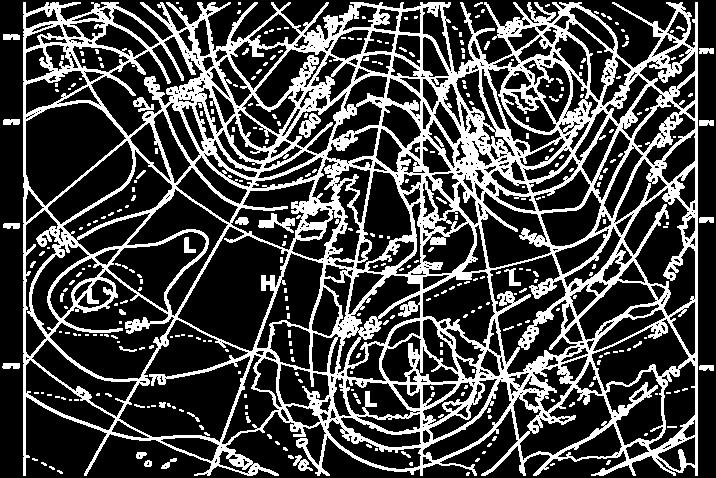 Centrale 500 hpa Analisys of 16 th of November, the image