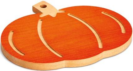 2 cm Beech wood cutting board & trivet - Eggplant Tagliere