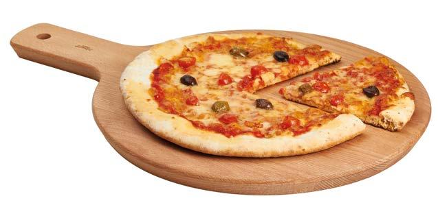 cutter/senza tagliapizza Ø 35 x 2 cm Pizza cutter beech wood