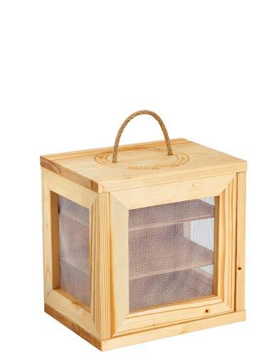 di abete 2 ripiani 27002 23 x 18 x 24 cm Pine wood cheese safe 1 shelve