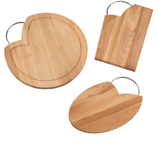 Design 245 14105 246 244 14115 Beech wood cutting board with handle Tagliere in