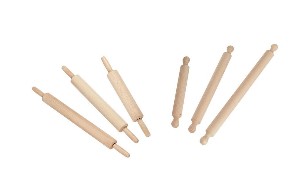 Beech wood rolling pin with turning handles Mattarello in legno di faggio manici girevoli 200/40 40 cm 200/50 50 cm 200/60 60 cm Beech