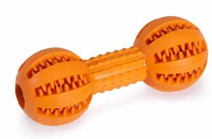 Palla c/anello Rubber toy - Dental Fun