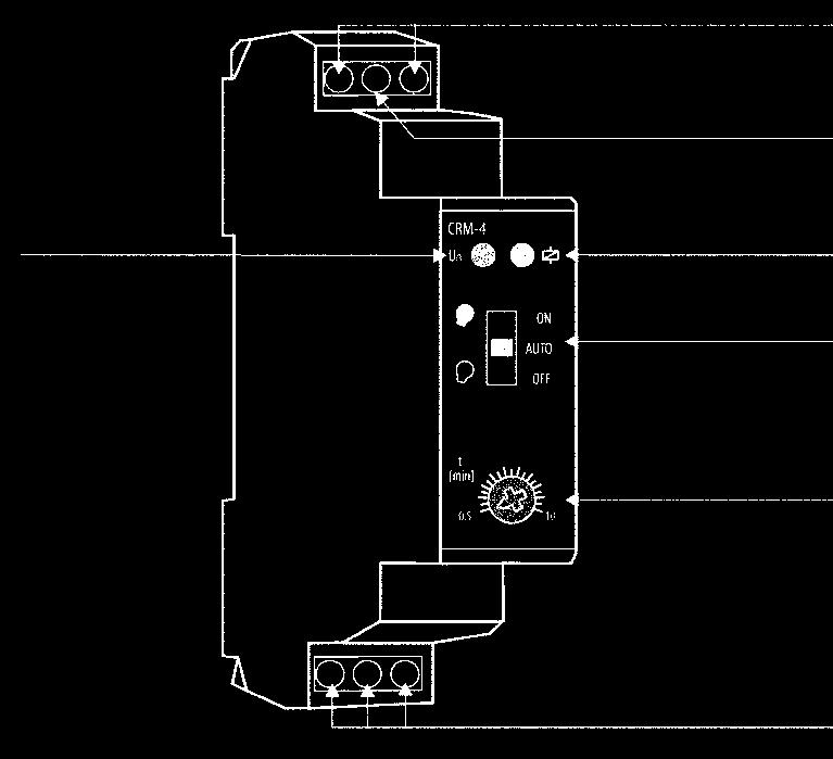 Rigidità dielettrica / Electrical strength 4 kv larghezza / Width 18 mm (1 mod DIN) montaggio / mounting Guida DIN / DIN rail Norme di riferimento / Reference standards EN 6066923 / EN 610101 / code