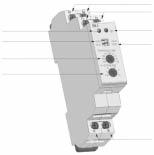 10A / 24V DC Carico nominale / Breaking capacity 4000 VA / AC1 300W DC Temperatura di lavoro / operating temperature 20 C / +55 C Sezione cavi collegamento / Cable section max 2,5 mm 2 Rigidità