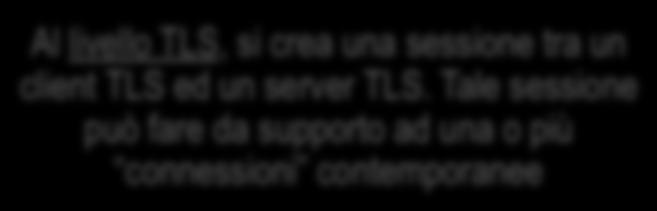 tra un client TLS ed un server TLS.