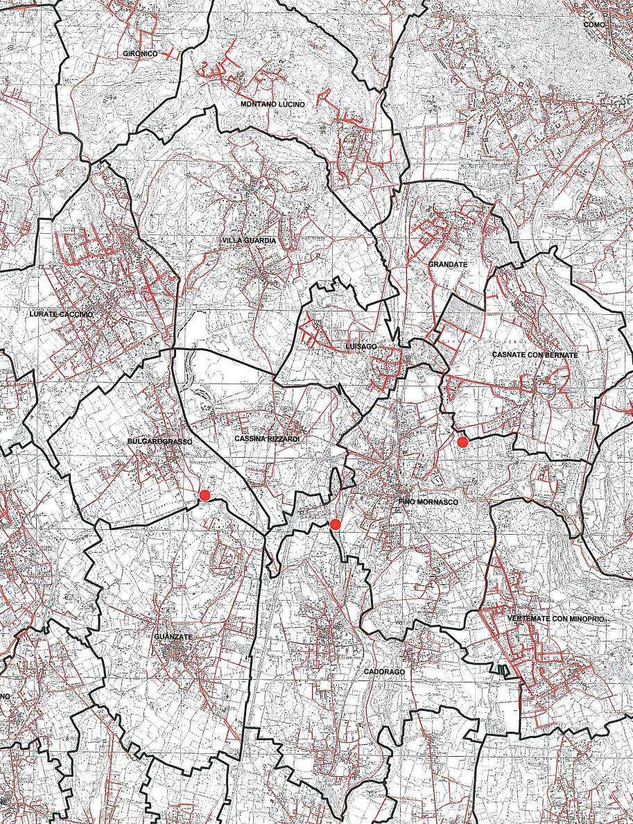 Figura 3 - Esempio di localizzazione delle infrastrutture fognarie e depurative La più recente disaggregazione dei dati di popolazione per sezioni di censimento fa riferimento all anno 2001,