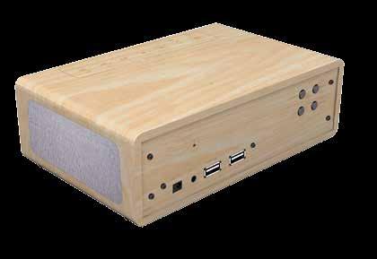 sveglia FM in legno Funzione Bluetooth Funzione NFC (Near Field Communication) Funzioni Allarme e Snooze Sintonia elettronica PLL Doppia presa USB (riproduzione musicale/ ricarica