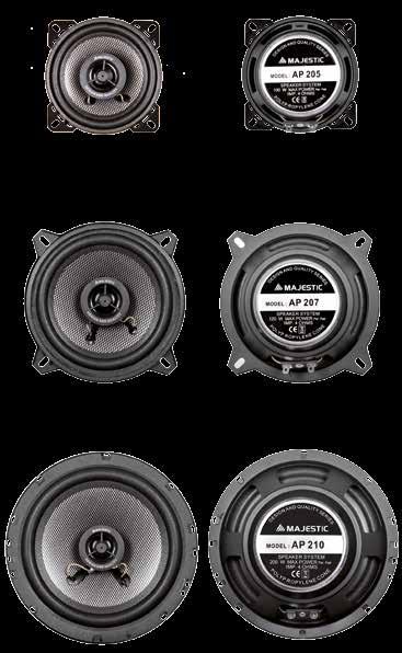 CAR STEREO DISPONIBILI IN SCATOLA AP 205 100W 4 2 WAY 100 mm Cono polipropilene Tweeter piezo