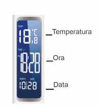 - Flusso luminoso: 300-400Lm Luminosità max (80cm): 160Lux Durata: 35000 ore Alimentazione: Adattatore AC 220V/ DC 12V 1000mA (incluso) Batteria a cella CR2032 per orologio (batteria inclusa)