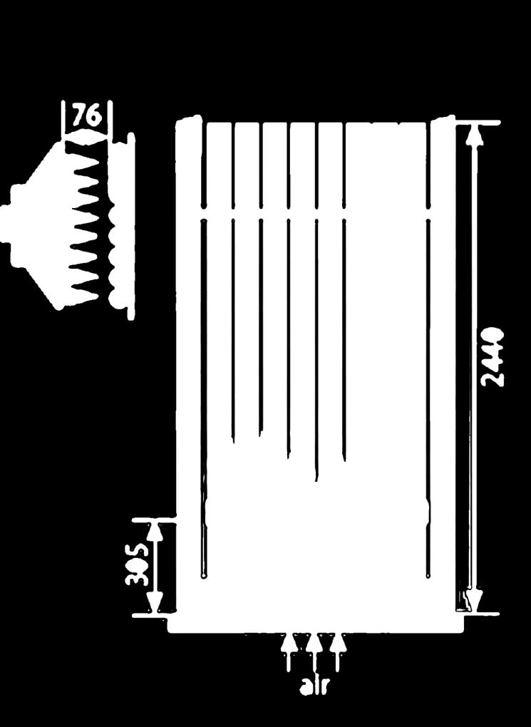 5 kw Estensione della parte bruciata NORME UL 1685: FT4/IEEE 1202 type of flame exposure UL 1651: prova