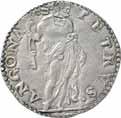 Stemma ovale in cornice lineare - R/ Figura di San Pietro con testa a d. - Ser.