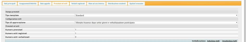 Pubblicazione Esiti (opzionale) Al termine della procedura di inserimento esiti, il presidente della commissione può decidere autonomamente se procedere direttamente alla firma