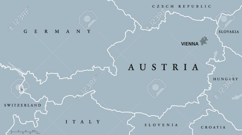 I CONFINI DELL AUSTRIA L Austria confina con: A NORD confina con la Repubblica Ceca.