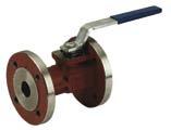 Valvola a sfera a tre vie, manovra a. Per fluidi non pericolosi (gruppo 2) 3 outlets ball valve, -handle.