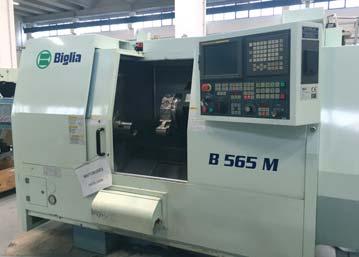 LYNX 210A, CNC FANUC 21iT, diametro tornibile 280 mm, lunghezza tornibile 300 mm, attacco mandrino ASA 5, passaggio