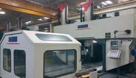pick-up, table 2500x2500 mm stroke 1500 mm 40 ton, 100 tools, Renishaw, 40 bar (2008) Fresatrice a montante mobile FPT M-ARX M90 CNC FIDIA C20, canotto diam.