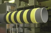 8 PROTEGGI TUBI (LUNGHEZZA 10 METRI) Proteggi tubo m 10 Lunghezza: 10 metri Larghezza: 98 mm Spessore: 9 mm Materiale in polietilene