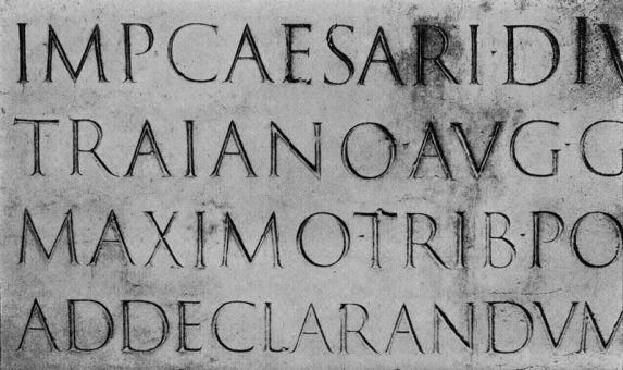 L alfabeto romano e la colonna traiana Anno Accademico