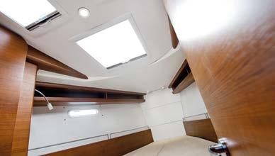 Aft cabins The guest cabin is generous in size and feature elegant and