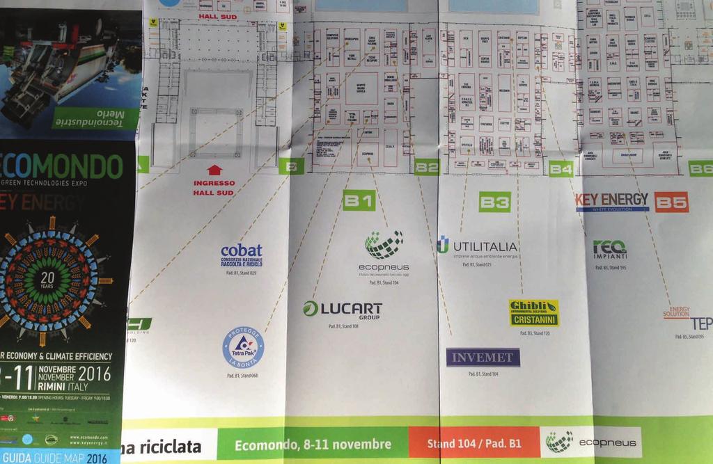 PIANTA GUIDA - BANNER, LOGO E COPERTINA GUIDE MAP- BANNER, LOGO AND COVER Visibilità logo sponsor sulla mappa guida di manifestazione.