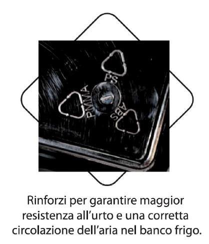 Col.: nero Cod.: META535NE Dim. (mm.): 440x290x50h. Col.: nero Cod.: META550NE Dim. (mm.): 440x290x85h. Col.: nero Cod.: META585NE Dim. (mm.): 440x290x100h. Col.: nero Cod.: META5100NE * Vassoio SVASATO PIATTO METACRILATO MISURA A6 Dim.