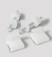 CPPB - Solo supporti in materiale plastico bianco... la cp. 0,82 50 cp Art. 5212.
