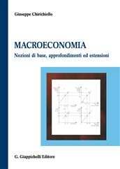 Macroeconomia, Nozioni di base, approfondimenti ed estensioni Giuseppe Chirichiello G. Giappichelli Editore 2014 - pp.