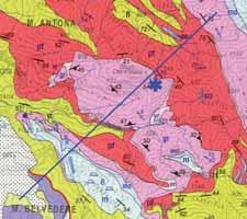 le fi lladi inferiori, i porfi roidi e gli scisti porfi rici e le dolomie scistose ad Orthoceras.