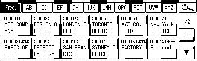 Lettura del display e uso dei tasti Questa sezione descrive le funzioni dei tasti e i messaggi visualizzati sul pannello di controllo.