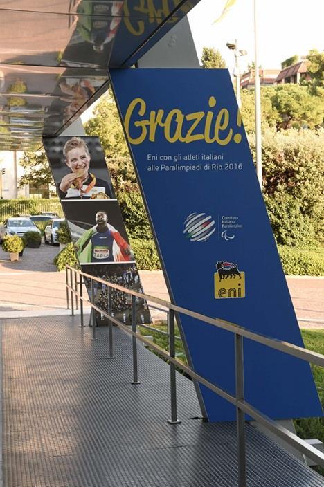 Iniziative Eni: giochi paralimpici Rio 2016 Eni, partner del Comitato Italiano