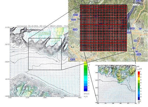 Elaborazione campi meteorologici Esempio di