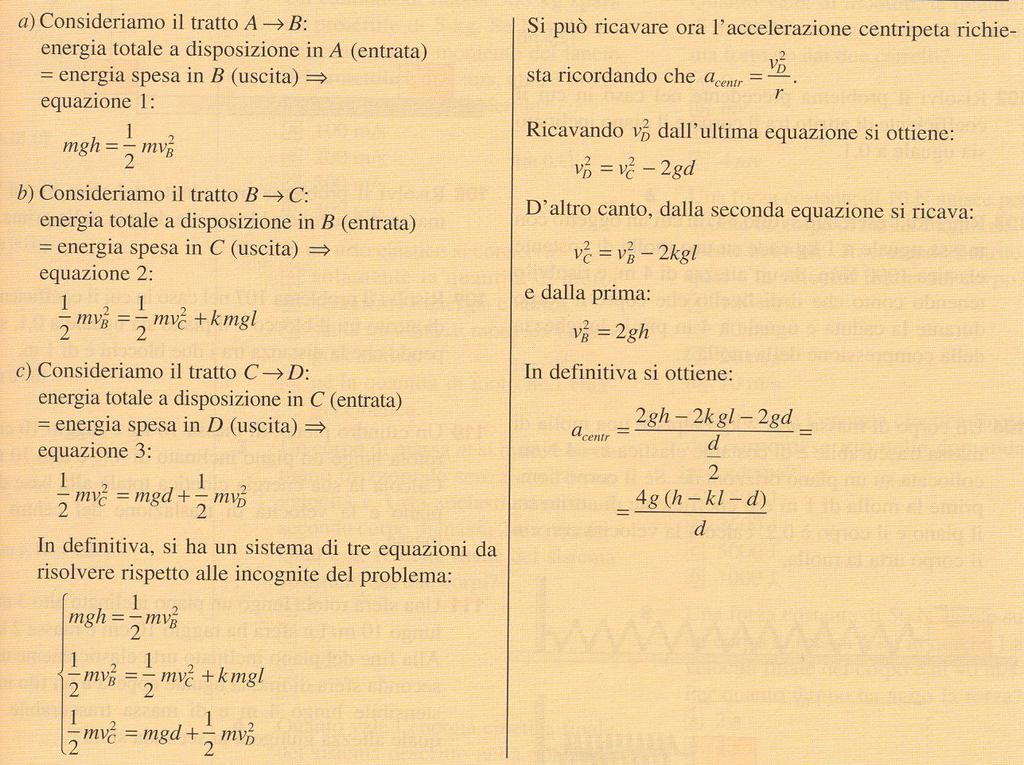 dove il tempo t è stto clcolto dll second equzione del