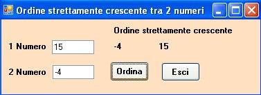 Problema16 : Dati due numeri N1 e N2, ordinarli in ordine crescente e stamparli a video 1) Tabelle delle variabili di input e output N1 N2 Primo Numero Secondo Numero 1. inizio 2.