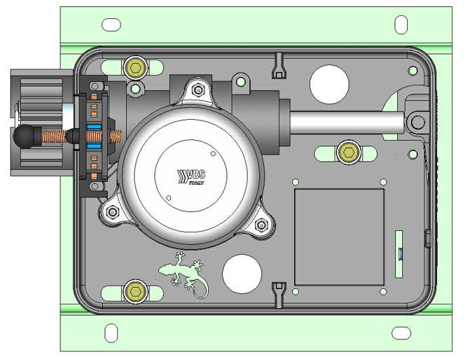 MODALITA D INSTALLAZIONE Inserire sulla contropiastra, nei 3 fori