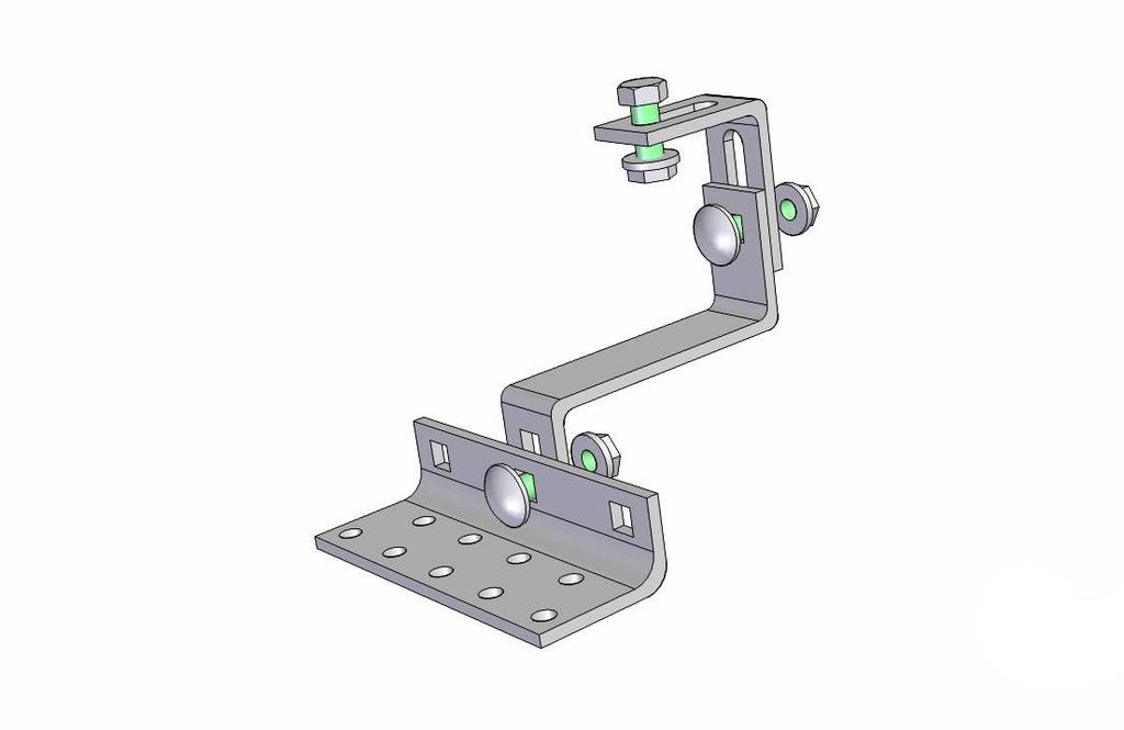 1 Sistema di montaggio per tetto inclinato - Assembly system