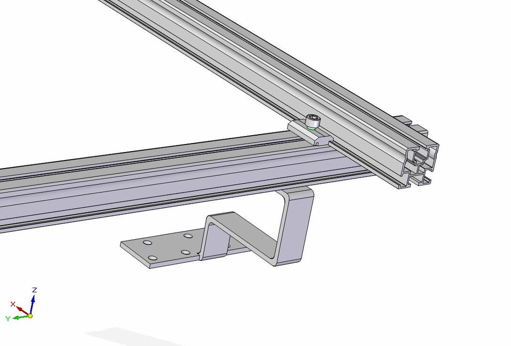 FASE 4 Posizionare longitudinalmente le barre A alla struttura creata nella fase precedente, utilizzando n 2 fissaggi a martelletto B per ogni incrocio,