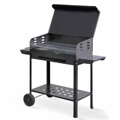 16175 BARBECUE 60-40 VENUS INOX struttura in acciaio verniciato. Paravento in acciaio inox con innesto di sicurezza.