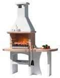 83161 tubo gas raccordato a 3 vie Cod. 24500 vasca BARBECUE TUAREG CRYSTAL Cod. 55658 Cod. 134 griglia cm 60x40 Pag.