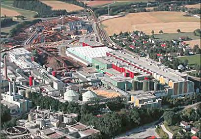 Steyrermühl - Austria Founded: 1868 Capacity: 490.000 t/a Personnel: 555 (31.12.