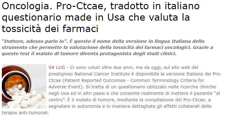 Data pubblicazione 04-07-2017 http://www.ilfarmacistaonline.it/scienza-efarmaci/articolo.php?articolo_id=52327 Tradurre uno strumento del genere non basta.