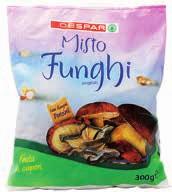 Misti Funghi DESPAR 300 g - 7,13 /kg Vaschtta Glato DESPAR gusti assortiti 500 g