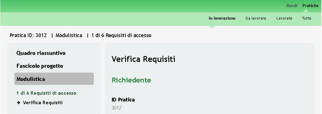 il sistema apre la pagina del sito web di supporto in cui è possibile accedere Cliccando su ADERISCI il sistema genera