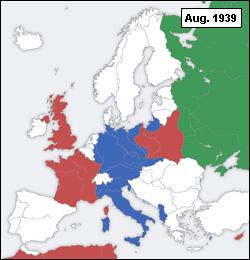 INIZIA LA GUERRA: 1 SETTEMBRE 1939 GERMANIA INVADE POLONIA Il 1 settembre del 1939 la Germania invade la Polonia, provocando, la dichiarazione di guerra di Gran Bretagna e Francia, legate da un patto