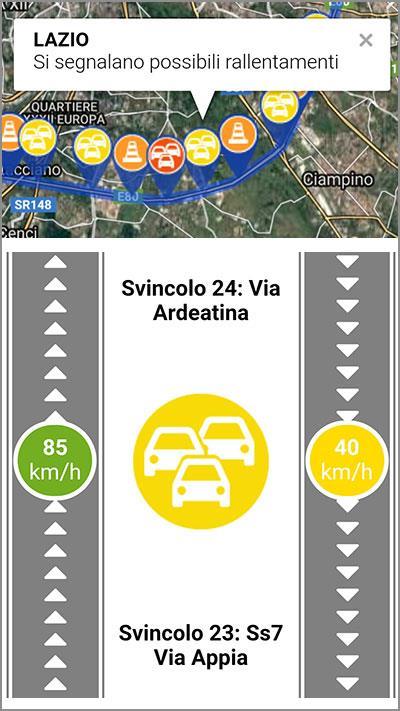 Anche su questa mappa le informazioni e icone si visualizzano con un dettaglio sempre maggiore all aumento del livello di zoom.