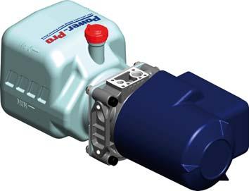 It can be used with configuration P-S or with panels or connected control valves. Serbatoio Tank Tipo Type PLASTICA PLASTIC Capacità Capacity lt 5 9 Pompa Pump Cilindrata Displacement cm 3 /rev.