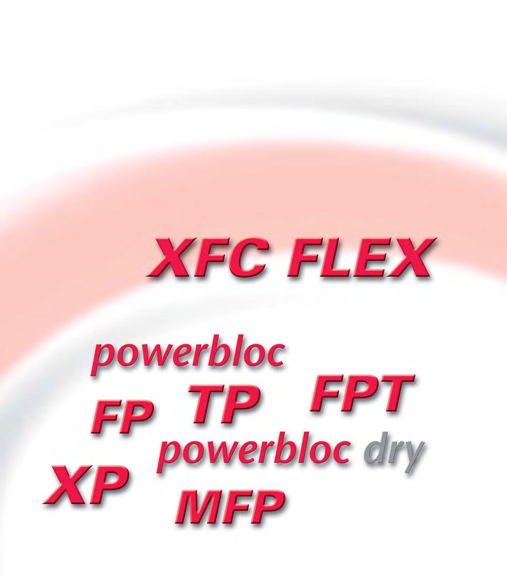 Maggiore potenza per trazio powerbloc / powerbloc dry XFC FLEX Powerbloc, powerbloc dry e XFC FLEX sono batterie monoblocco per tutti gli impieghi di trazione leggera dalle macchine pulitrici ai