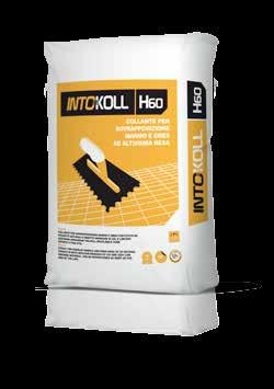 Intokoll H60 C2TE S1 Adesivo professionale per piastrelle LINEA B Bianco LINEA G Grigio In funzione del supporto 2/4 Kg/mq Sacco di carta politenata a tre fogli da Kg 25 Pallet da Kg 1750 (70 sacchi