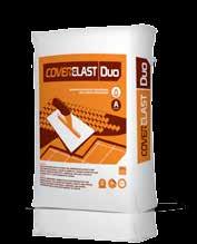 COVE R ELAST Duo CoverElast Duo Nelle versioni: STANDARD E FIBRORINFORZATO Malta bicomponente cementizia impermeabilizzante per uso professionale.